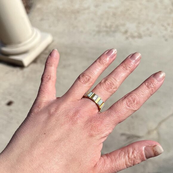 Frieda Rothman Celestial Mother of Pearl Ring - Picture 4 of 6